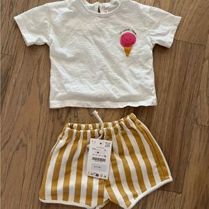 Zara shorts set